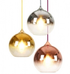 Glass pendent light