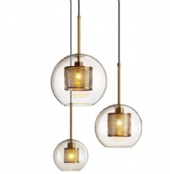 Glass pendent light