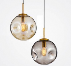 Glass pendent light