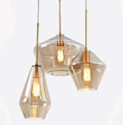 Glass pendent light