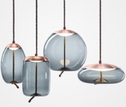 Glass pendent light