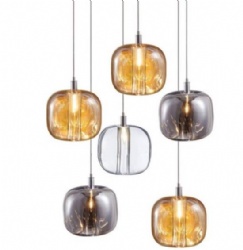 Glass pendent light