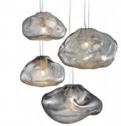 Glass pendent light