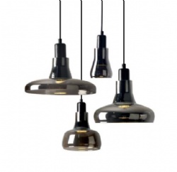 Glass pendent light