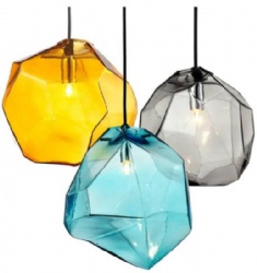 Glass pendent light