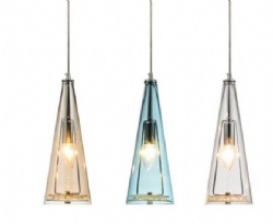 Glass pendent light